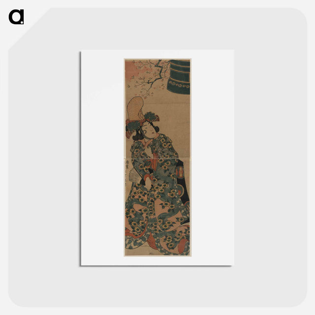 アートポストカード-Musume Dōjōji
 - 歌川 国貞 Postcard.
