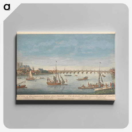アートパネル-A View of Westminster Bridge from Lambeth
 - イェール大学アートギャラリー Canvas.
