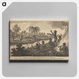 アートパネル-Twelve Illustrations of Robinson Crusoe
 - イェール大学アートギャラリー Canvas.