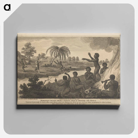 アートパネル-Twelve Illustrations of Robinson Crusoe
 - イェール大学アートギャラリー Canvas.