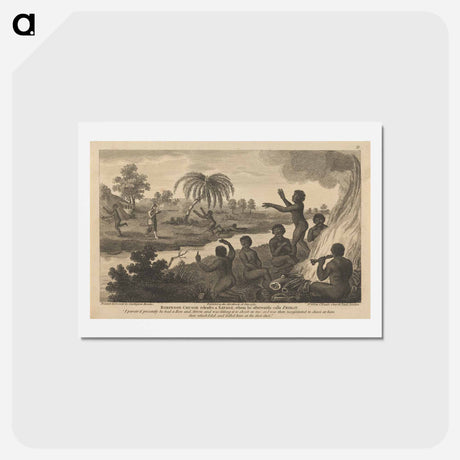 アートポストカード-Twelve Illustrations of Robinson Crusoe
 - イェール大学アートギャラリー Postcard.