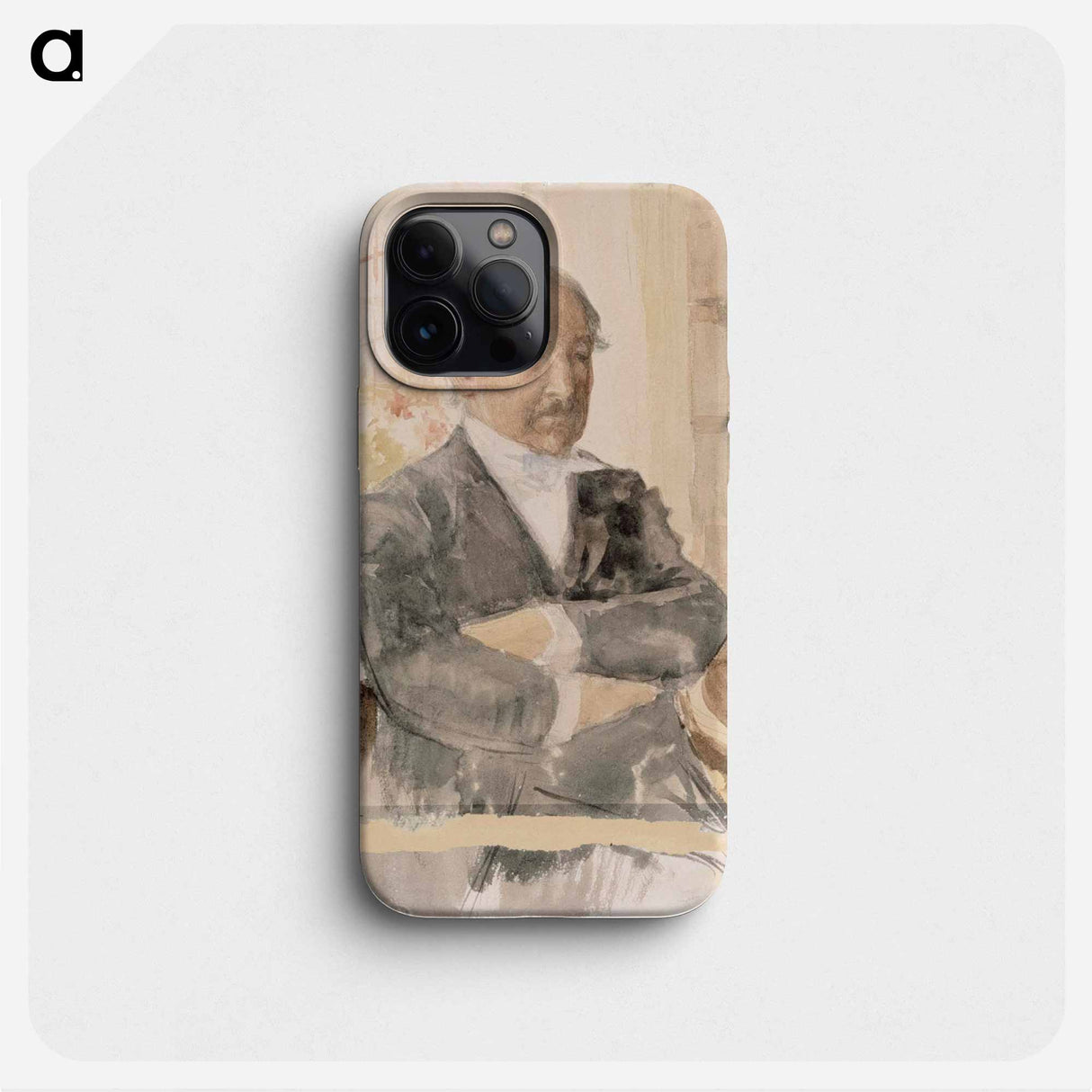 Sketch for the portrait of Zacharias Topelius - アルバート エーデルフェルト Phone Case.