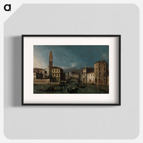 アートポスター-Grand Canal: San Geremia and the Entrance to the Cannaregio
 - バーンズ・コレクション Poster.