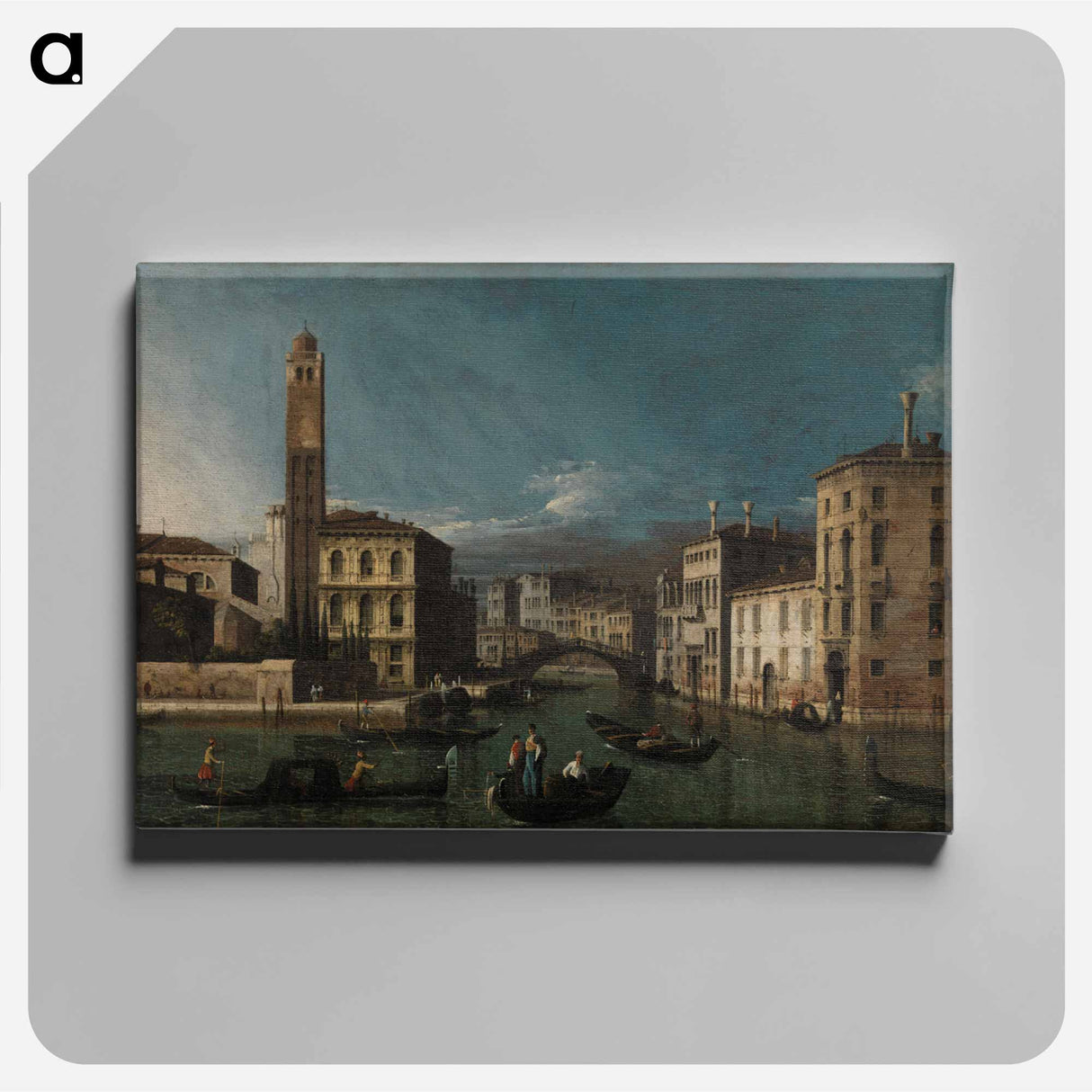 アートパネル-Grand Canal: San Geremia and the Entrance to the Cannaregio
 - バーンズ・コレクション Canvas.