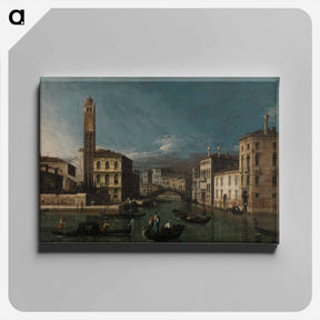 アートパネル-Grand Canal: San Geremia and the Entrance to the Cannaregio
 - バーンズ・コレクション Canvas.