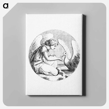 アートパネル-Leda and the Swan
 - 大英図書館 Canvas.