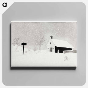 アートパネル-Snow Storm in Vermont
 - クリーブランド美術館 Canvas.