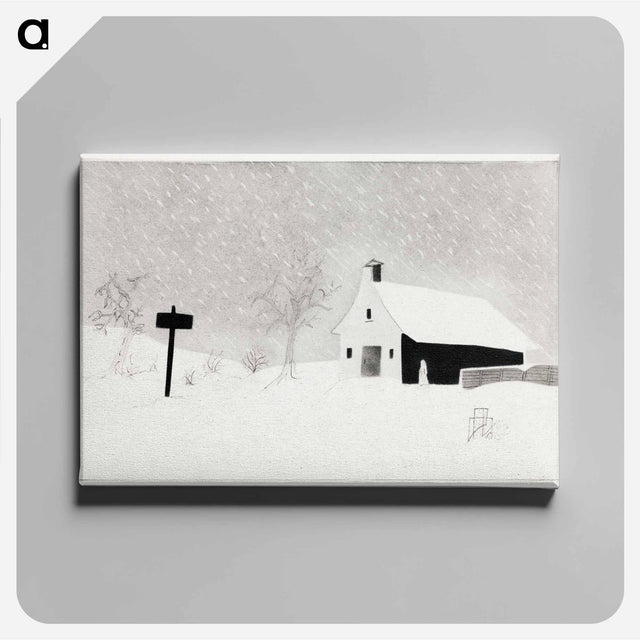 アートパネル-Snow Storm in Vermont
 - クリーブランド美術館 Canvas.