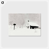アートポストカード-Snow Storm in Vermont
 - クリーブランド美術館 Postcard.