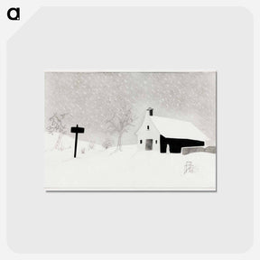 アートポストカード-Snow Storm in Vermont
 - クリーブランド美術館 Postcard.