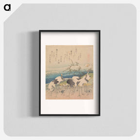 アートポスター-Ashi Clam - 葛飾 北斎 Poster.