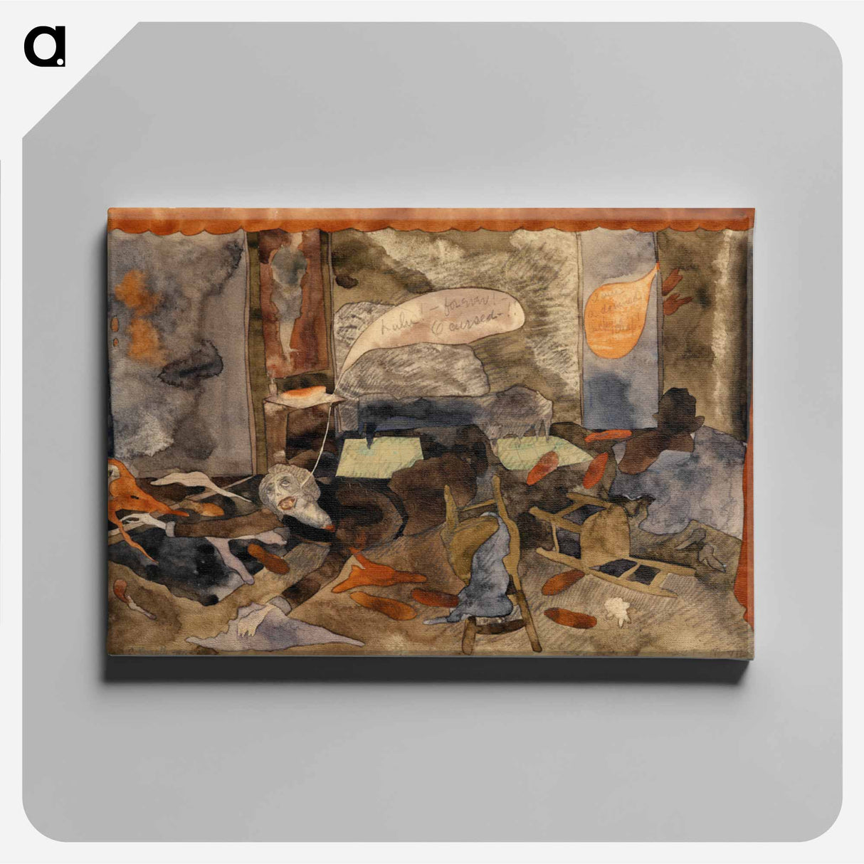 アートパネル-The Death of Countess Geschwitz
 - バーンズ・コレクション Canvas.