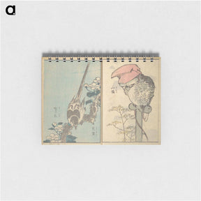 アートメモ帳-Picture Book with Mixed Verses on Jōruri (Puppet Theater) - 葛飾 北斎 Memo.