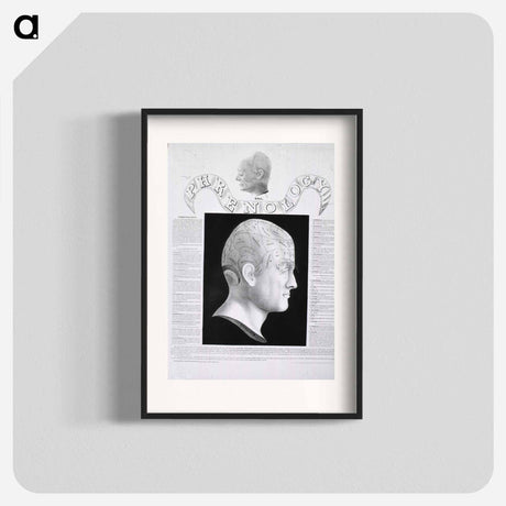 アートポスター-Phrenological Study
 - 国立医学図書館 Poster.