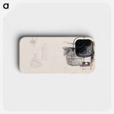 Luonnos maalaukseen kööpenhaminan ankkuripaikalta - アルバート エーデルフェルト Phone Case.