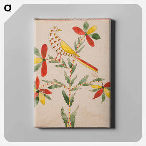 アートパネル-Tiny Bird on Flowering Twig
 - バーンズ・コレクション Canvas.