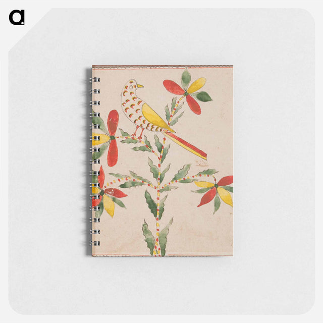 アートメモ帳-Tiny Bird on Flowering Twig
 - バーンズ・コレクション Memo.