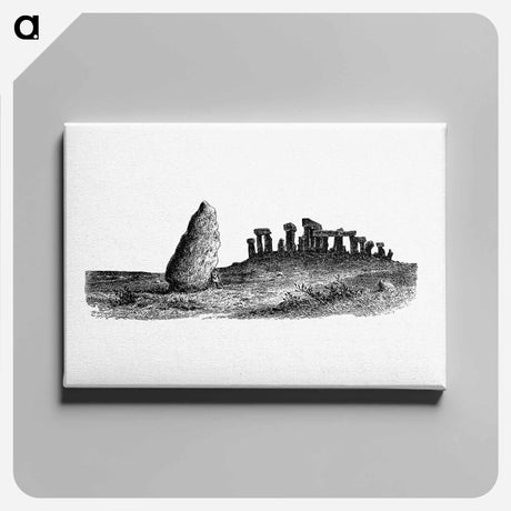 アートパネル-Stonehenge from the North
 - 大英図書館 Canvas.