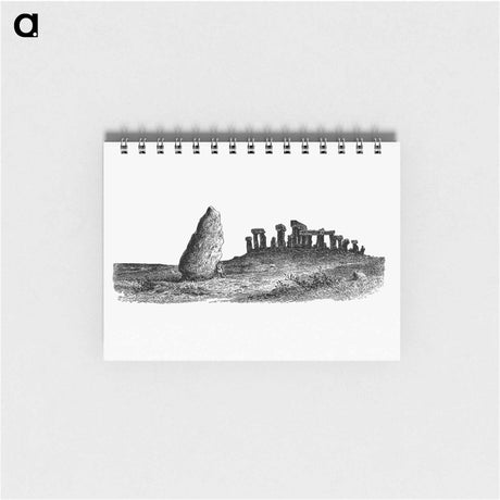 アートメモ帳-Stonehenge from the North
 - 大英図書館 Memo.