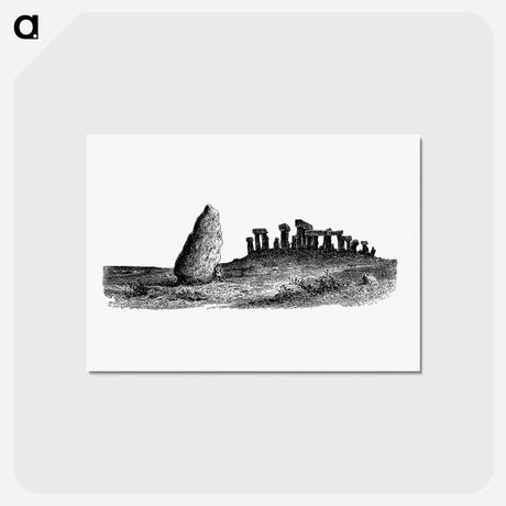 アートポストカード-Stonehenge from the North
 - 大英図書館 Postcard.