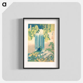 アートポスター-Yōrō Waterfall in Mino Province - 葛飾 北斎 Poster.