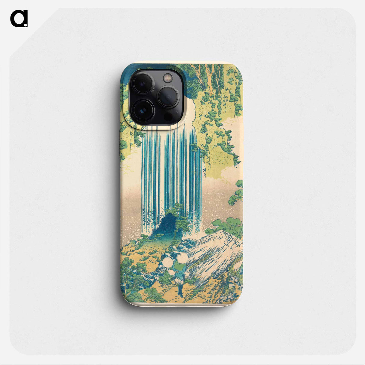 Yōrō Waterfall in Mino Province - 葛飾 北斎 Phone Case.