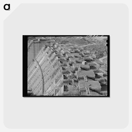 アートポストカード-Shasta Dam Under Construction
 - ラッセル リー Postcard.