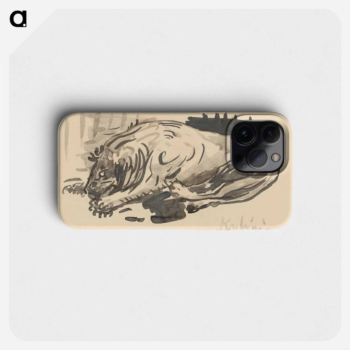 Lying dog - アーノルド ピーター ワイズ クビンチャン Phone Case.