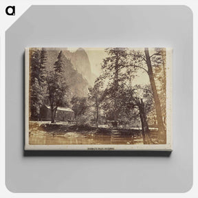 アートパネル-Yo-Sem-i-te Valley, California
 - エドワード マイブリッジ Canvas.