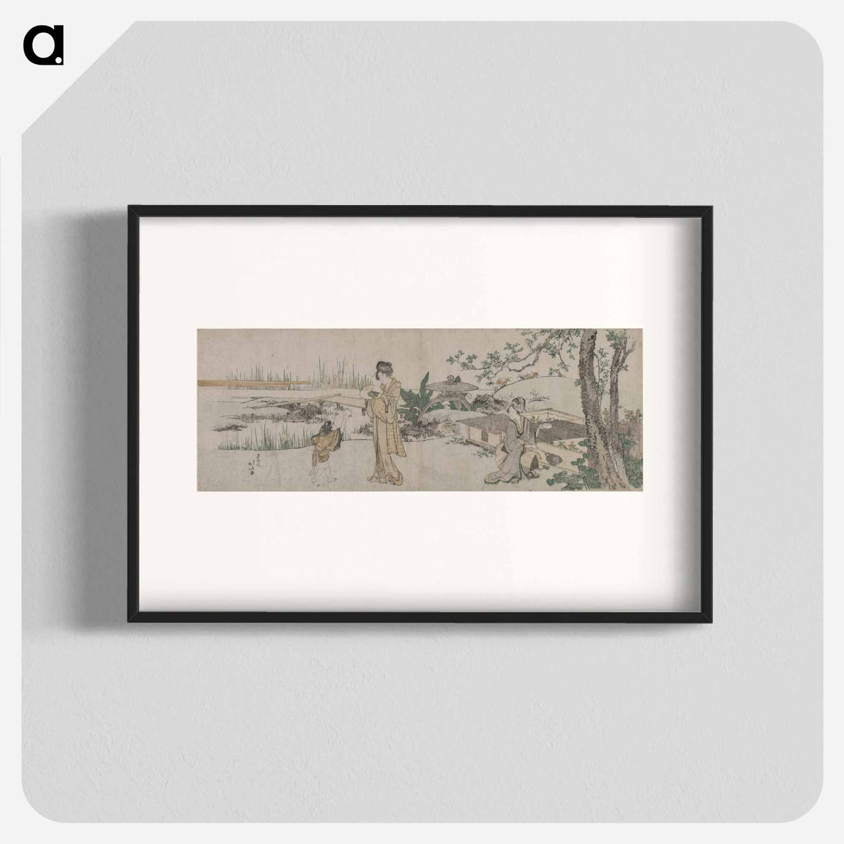 アートポスター-Hokusai's Goldfish Vendor - 葛飾 北斎 Poster.