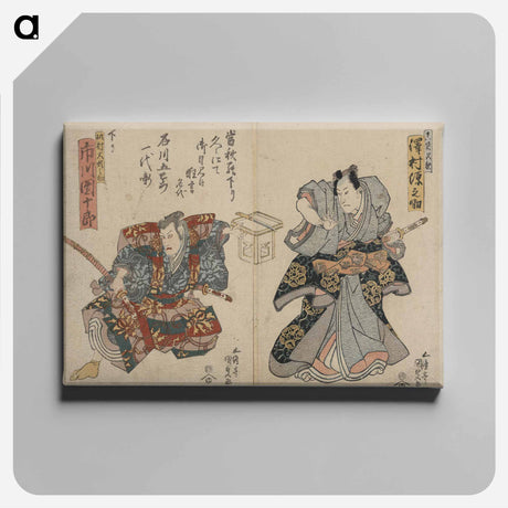 アートパネル-Ishikawa Goemon Ichidai Banashi Sawamura Gennosuke Ichikawa Danjūrō
 - 歌川 国貞 Canvas.