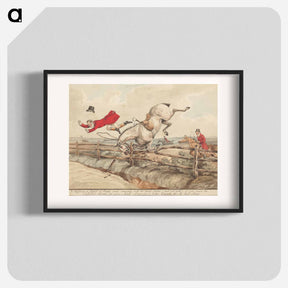 アートポスター-Qualified Horses and Unqualified Riders: 'Topping a Flight of Rails..'
 - イェール大学アートギャラリー Poster.