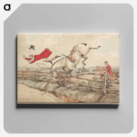 アートパネル-Qualified Horses and Unqualified Riders: 'Topping a Flight of Rails..'
 - イェール大学アートギャラリー Canvas.