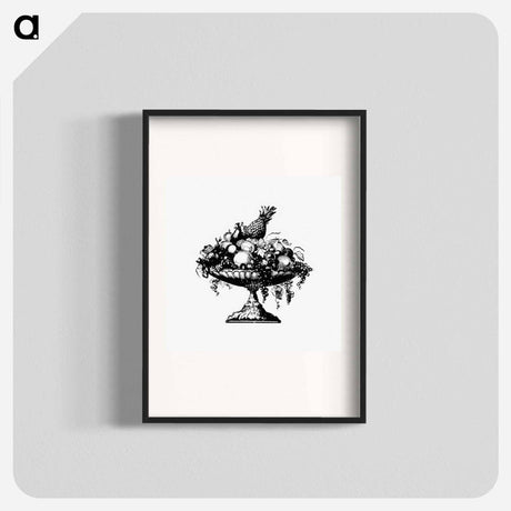 アートポスター-Fruit Stand Illustration
 - 大英図書館 Poster.