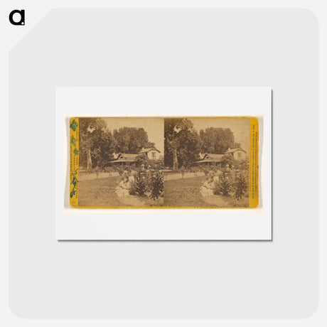 アートポストカード-Residence of P.F. Davie, Menlo Park
 - エドワード マイブリッジ Postcard.