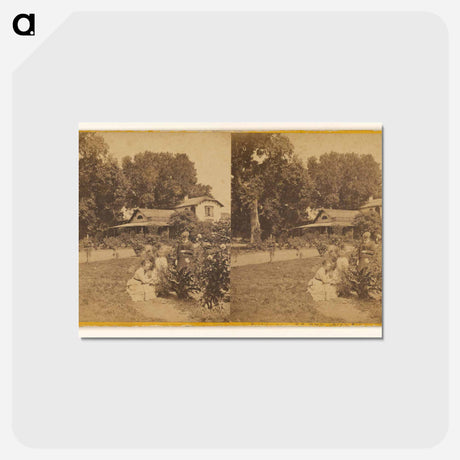 アートポストカード-Residence of P.F. Davie, Menlo Park
 - エドワード マイブリッジ Postcard.