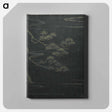 アートパネル-Mountain teahouse from the mist of sandara - 葛飾 北斎 Canvas.