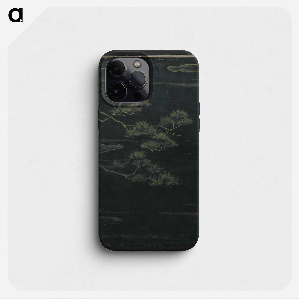 Mountain teahouse from the mist of sandara - 葛飾 北斎 Phone Case.