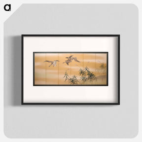 アートポスター-River Reeds and Geese
 - セントルイス美術館 Poster.