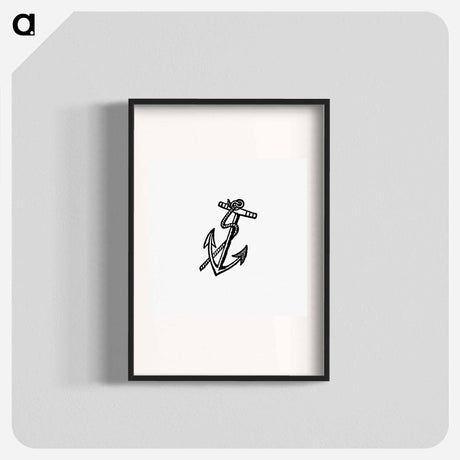 アートポスター-Victorian Anchor Engraving
 - 大英図書館 Poster.