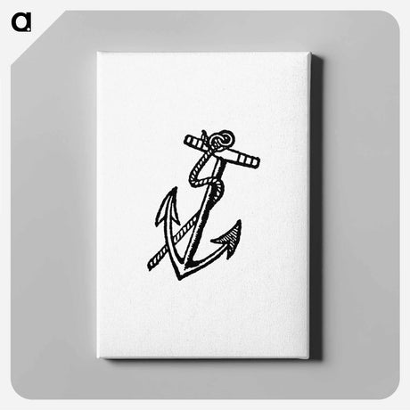 アートパネル-Victorian Anchor Engraving
 - 大英図書館 Canvas.