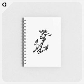 アートメモ帳-Victorian Anchor Engraving
 - 大英図書館 Memo.