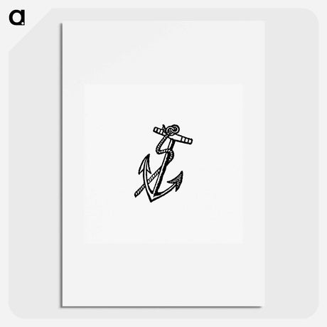 アートポスター-Victorian Anchor Engraving
 - 大英図書館 Poster.