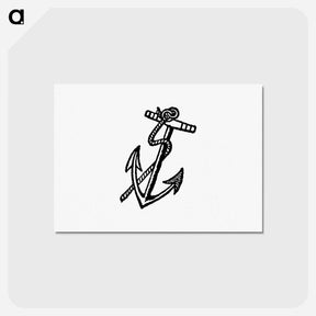 アートポストカード-Victorian Anchor Engraving
 - 大英図書館 Postcard.