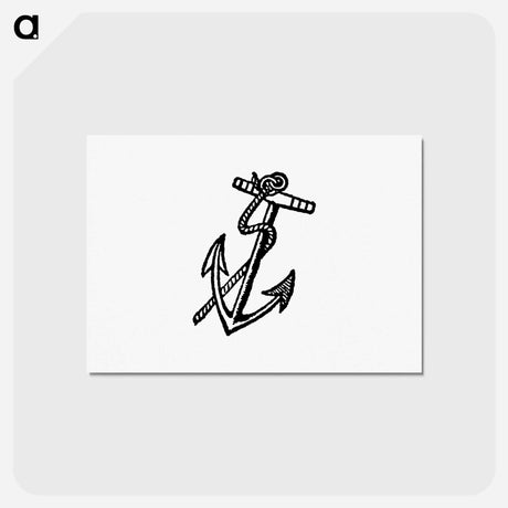 アートポストカード-Victorian Anchor Engraving
 - 大英図書館 Postcard.