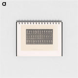 アートメモ帳-Woman with Fan and Flowers
 - エドワード マイブリッジ Memo.
