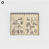 Random sketches by Hokusai volumes 1 to 11 - 葛飾 北斎 Memo.