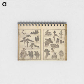 アートメモ帳-Random sketches by Hokusai volumes 1 to 11 - 葛飾 北斎 Memo.