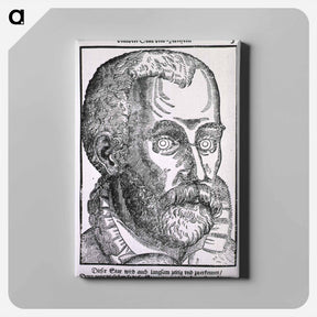 アートパネル-Man with Blue Cataract
 - 国立医学図書館 Canvas.