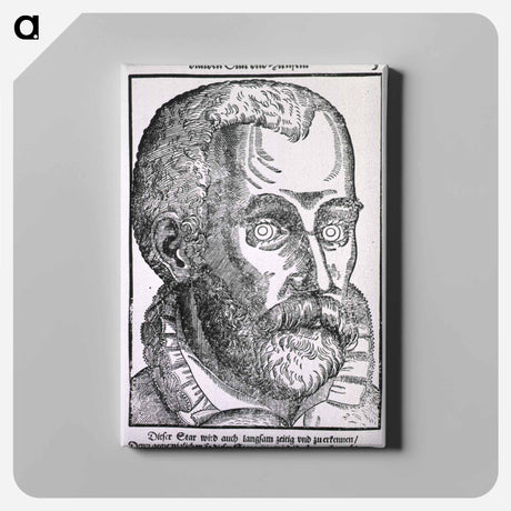 アートパネル-Man with Blue Cataract
 - 国立医学図書館 Canvas.